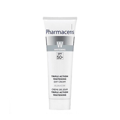 Λευκαντική Κρέμα Ημέρας PHARMACERIS Triple Action Whitening Day Cream SPF50+ 30ml