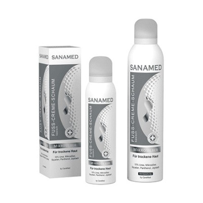 Κρέμα Αφρός Για Ξηρά Πέλματα SANAMED Mikrosilber 150ml