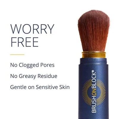 BRUSH ON BLOCK Mineral Sunscreen Αντηλιακή Πούδρα Προσώπου SPF30 3.4gr